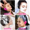 4 Pairs Silicone Ear Covers, Hair Dye Shield Ear Protectors, Reusable Ear Caps for Hair Salon Coloring Treatments and Home Shower Random Color