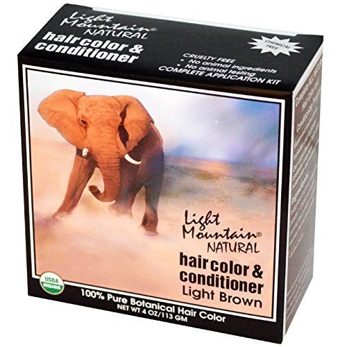 Hair Color Light Brown 4 OZ, 2Pack