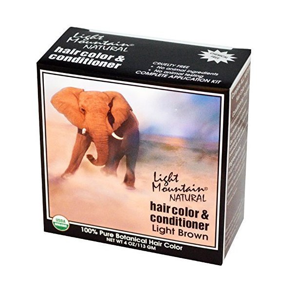 Hair Color Light Brown 4 OZ, 2Pack