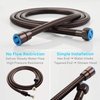 Extra Long Shower Hose 79 Inches, Angle Simple Flexible and No Tangles, Metal Handheld Shower Head Hose, Replacement Bidet Sprayer Hose, Oil Rubbed Bronze