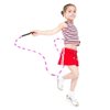 Black and White 7-foot Jump Rope with Plastic Segmentation by K-Roo Sports