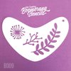 Art Factory Boomerang Stencil - Boho Leaves, Reusable Face Painting Stencil, Great for Fairs, Carnivals, Party & Halloween