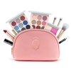 Color Nymph Beginner Makeup Set, Full Starter Cosmetics Set for Teenager Girls with Eyeshadow Palette Blush Lipstick Lip Pencil Eye Pencil Brush Mascara Portable Bag