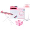 Ivory Gloria Dollhouse Furniture - Laundry Room with Iron & Ironing Table Playset
