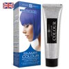Smart Beauty Electric Blue Hair Dye Semi Permanent, Bright Blue Hair Dye Perfect for Light Blonde, with Non-Drip Pre Mixed Formulation with Hair Conditioning Cream, Hair Colour, Vegan, Cruelty Free