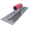 QLT by MARSHALLTOWN Concrete Finishing Trowel, Square Shank Mounting, 16 x 4 Inch Carbon Steel Blade with Soft Grip Handle, Concrete Tools, FT164