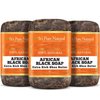 It's Pure Natural African Black Soap Bars with Extra Rich Shea Butter (Pack of 3) Organic Raw Soap for Face & Body, Acne Treatment & Dark Spot Remover [Made in Ghana]