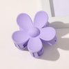 Purple Hair Claw Clips Flower Shaped Plastic Jaw Clips Anti-scratch Smell-less Useful Hold Tightly Purple Clips and Barrettes Hair Clips, Clips and Barrettes, Purple Hair Clips