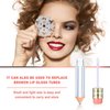 24 Pieces Novelty Empty Lip Gloss Tubes, Ice Cream and Funny Light Bulb Shaped Lip Balm Tube, Creative Lollipop Shape, Bottle and Candy Shaped Lip Glaze Tube, Pencil Lip Oil Bottles, 6 Styles