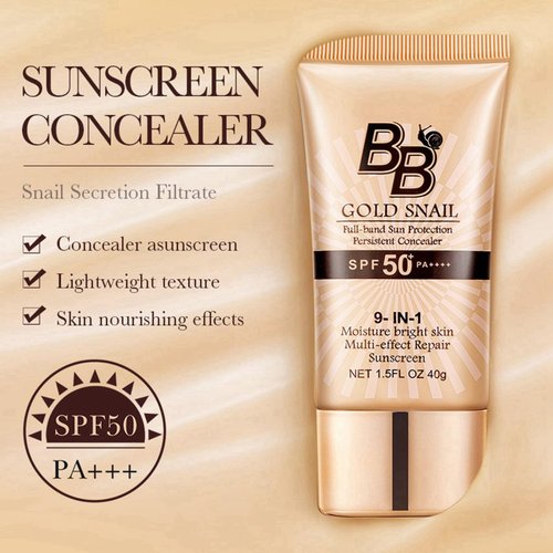 Rosarden BB Cream, BB Cream Tinted Moisturizer With SPF, BB Cream With SPF 50, SPF Tinted Moisturizer Face, Hydrating Formula BB Cream Tinted Sunscreen For All Skin Types, Oil-Free, Light (01)
