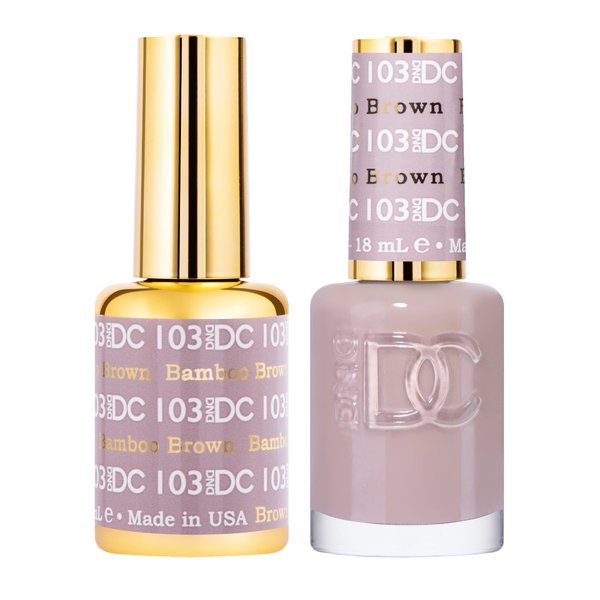 DND Gel Polish Set - 1 each of Beige Gel Polish and Beige Nail Polish, 621 French Vanilla, 0.5 Fl Oz