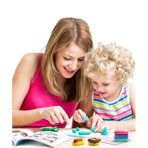 Sago Brothers White Air Dry Clay, 7oz Modeling Clay for Kids, Super Soft and Ultra Light Molding Clay for Children, Refill White Clay for Kids Age 3-12, Kids Gifts for Girls Boys, Kids Toys Crafts Kit