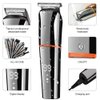 SURKER Beard Trimmer for Men Hair Clippers Body Mustache Nose Hair Groomer Cordless Precision Trimmer 6 in 1 Grooming Kit Waterproof USB Rechargeable
