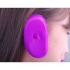 3 Pairs Reusable Silicone Ear Covers Hairdressing Dye Coloring Ear Cover Waterproof Hair Dye Cover Protector for Home Hair Salon (Color Random)