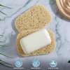 4pcs Soap Lifting Pad for Bar Soap,Beige Non-Slip Soap Saver Pads Self Draining Soap Bars Holder Pads for Kitchen Bathroom Travel Hotel Shower Cleaning Supplies