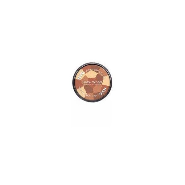 New York Color Wheel Mosaic Face Powder, Pink Cheek Glow, 0.32 Ounce (Pack of 2)