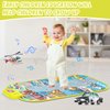 ELX Baby Musical Mat with Construction Vehicle Sound, Floor Step on Piano Mat Toys for Toddlers 3+ Early Education Touch Blanket