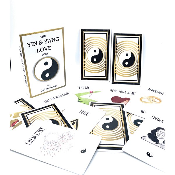 Posh Light Tarot The Yin & Yang Love Deck, Oracle Cards, 58 Card Deck,