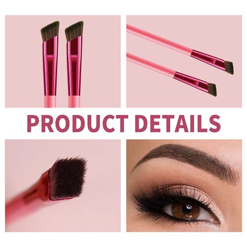 4D Hair Stroke Brow Stamp Brush, Eyebrow Hair Stroke Brush, Ultra-thin 4D Eyebrow Stamp Brush, Realistic Hair Stroke Eyebrow Brush Eye Brow Stamping Kit(Taupe)