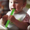 Hollow Teething Tubes Toys for Babies Girls Boys, 5 Pack Silicone Baby Teether Toy Tube for Infants with Nursing Biting Chewing, Chew Straws for Toddlers 6-12 Months (Style A)