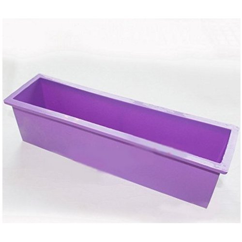 DD-life Flexible Rectangular Soap Silicone Loaf Mold Wood Box for 42oz Soap Making Supplies ¡­