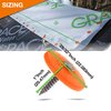 Round Plastic Cap Nail 1 Inch Roofing Nails Galvanized Tar Paper Nails for House Wrap Fastening Foam Board Roofing Felt Insulation Film (250)