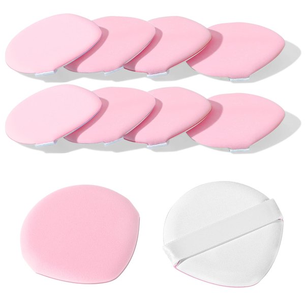 8Pcs Korean Makeup Sponge Air Cushion Makeup Puffs for Foundation Concealer and Powder Puff Makeup Cushion Foundation Sponge Teardrop Mix Setting Blender Sponge for Liquid, Cream, and Powder