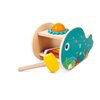 Hape: Musical Whale Tap Bench - Pound & Play Wooden Sound Toy, Xylophone, Playful Ocean Design, Knock The Ball, Baby, Kids & Toddlers Ages 18mo+