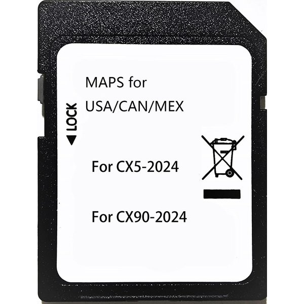 Latest Navigation sd Card Compatible with M-da CX5-2024 CX90-2024