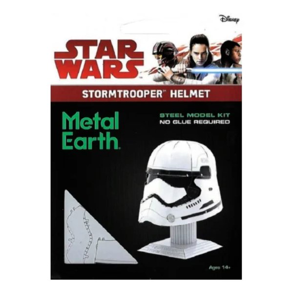 Fascinations Metal Earth First Order Stormtrooper Helmet 3D Metal Model Kit