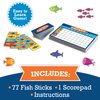 Peaceable Kingdom Award Winning Fish Stix The Kids' Board Game Where Every Fish Counts 2-4 Players Ages 6+