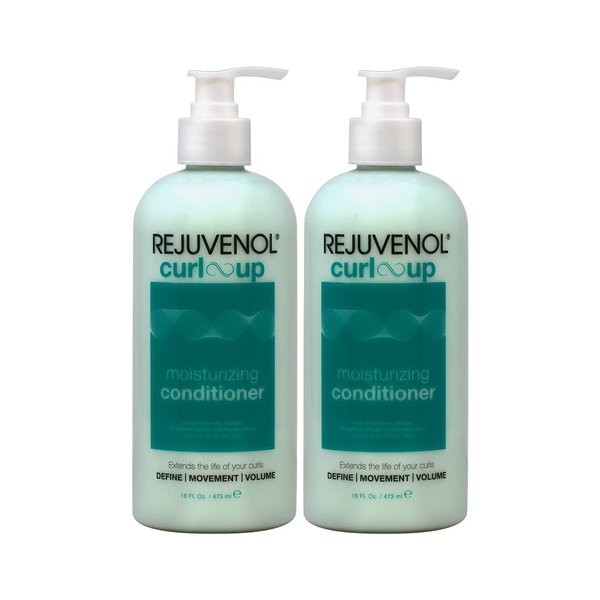 Rejuvenol Curl Up Moisturizing Conditioner 16oz (Pack of 2)