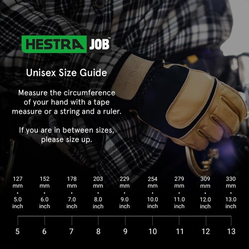 Hestra Job Kobolt FR Flame Resistance Glove for Handicraft and Industrial Work - Tan - 9
