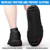 Shiwely Silicone Waterproof Shoe Covers, Upgrade Reusable Overshoes with Zipper, Resistant Rain Boots Non-Slip Washable Protection for Women, Men (XL (Women 11.5-14, Men 11-14), Black)