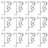 12 Pcs Valance Blind Clips Replacement Clear 2 Inch Blind Clips Plastic Hidden Clips Replacement Valance Clips for Blinds Valance Horizontal Blinds Parts