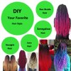 Braiding Hair 24 Inch Kanekalon Braid Hair Extensions Hot Water Setting (C50-1Pack)