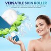 VELORA Silicone Ice Roller for Face and Eyes - Reusable Ice Mold for Puffiness Relief, Bright Skin, Fine Lines, Pores, Acne - Ice Face Roller (Blue)