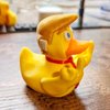TIMCHESS 2024 Double Middle Finger Duck with Ear Bandaid, Donald Trump Duck, Trump Ducks for Jeeps, Fist Trump Ducks Funny Gifts Toys for Party Favors (Double Middle Finger)