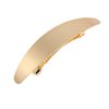 Set of 2 Simple French Hair Barrettes Spring Hair Clip Women Metal Gold and Silver Hairpins Hair Jewelry (Oval)