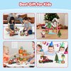 8 in 1 Christmas Building Blocks Set for Kids , 683PCS Building Blocks Set with Santa Claus Snowmen Trees and Trains, Christmas Birthday Party Goodie Bags Stuffers, Xmas Present for Boys Girls Ages 6+