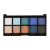 Profusion Cosmetics Mini Artistry 10 Shade Eyeshadow Palette, Sapphires