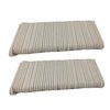 Mini White Salon Cushion Board Nail File 3.5 Inches Long by 1/2 Inch Wide (100 Pack) Grit 100/180