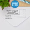 Custom Return Address Stamp – Self Inking Rubber Stamp – 3 Sizes and 8 Designs to Choose from