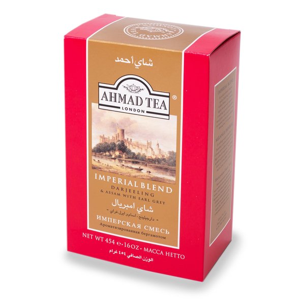 Ahmad Tea Black Tea, Imperial Blend Loose Leaf, 454g - Caffeinated & Sugar-Free