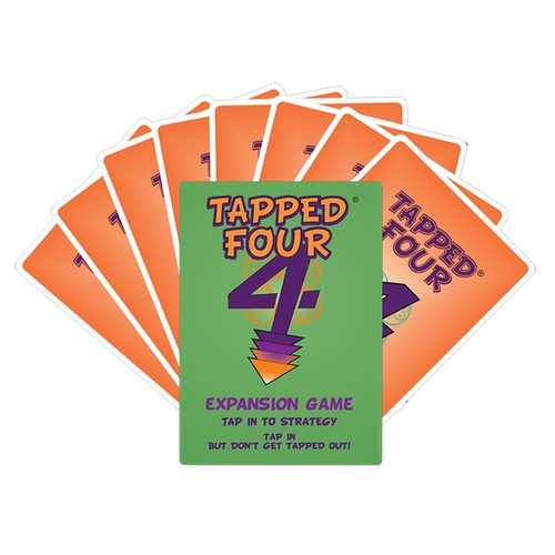 Tapped Four Expansion Card Game - Party Game, Up to 11 Players - Friends, Family, Fun, Luck, Laughter and Nonstop Entertainment