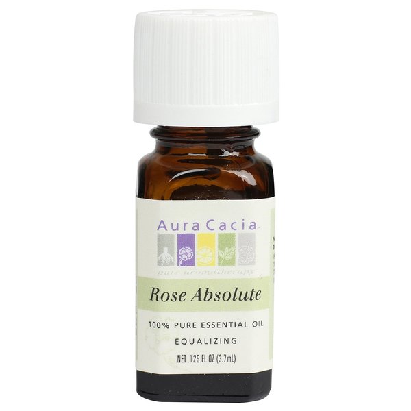 Aura Cacia Essential Oil, Equalizing Rose Absolute, 0.125 fluid ounce