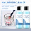 SULLMAR Nail Brush Cleaner 5fl.oz 150ml Nail Brush Cleaner And Conditioner Quickly Clean Nail Art Brush Acrylic Nail Brush DIY Salon At Home