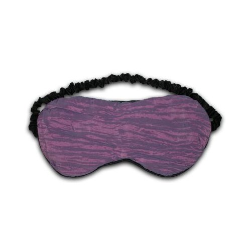 Relaxso Silk Therapy Lavender Eye Mask, Chiffon Crinkle Violet