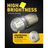 AUXITO 1156 LED Bulb White, 400% Brighter 1:1 Size, 7506 BA15S 1141 P21W 1003 LED Lights for Reverse Backup Light, DRL, Tail Brake Signal Lights, Parking Light, Side Marker Light, Pack of 2
