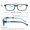 Outray Blue Light Blocking Glasses for Teens Anti Eyestrain Eyewear Computer Reading/Gaming/TV/Phones Clear Glasses Age 7-15